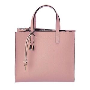 Marc Jacobs Off-White Calf-Skin Mini Grind Pebble Leather Whip Handbag NWT